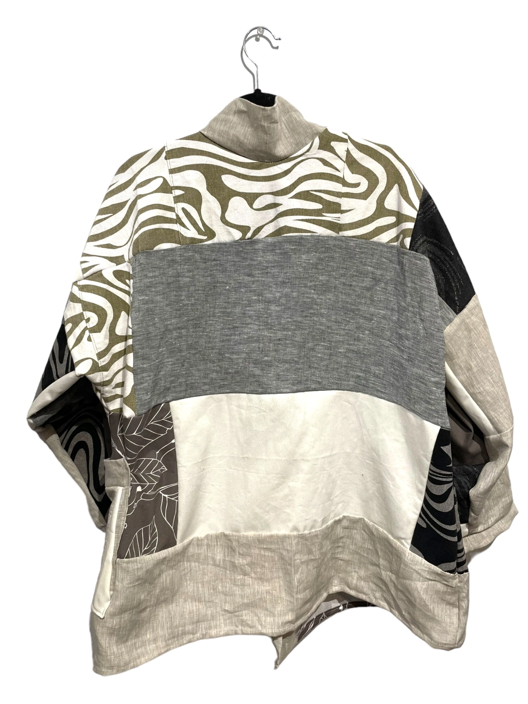 vintage , patchwork jacket