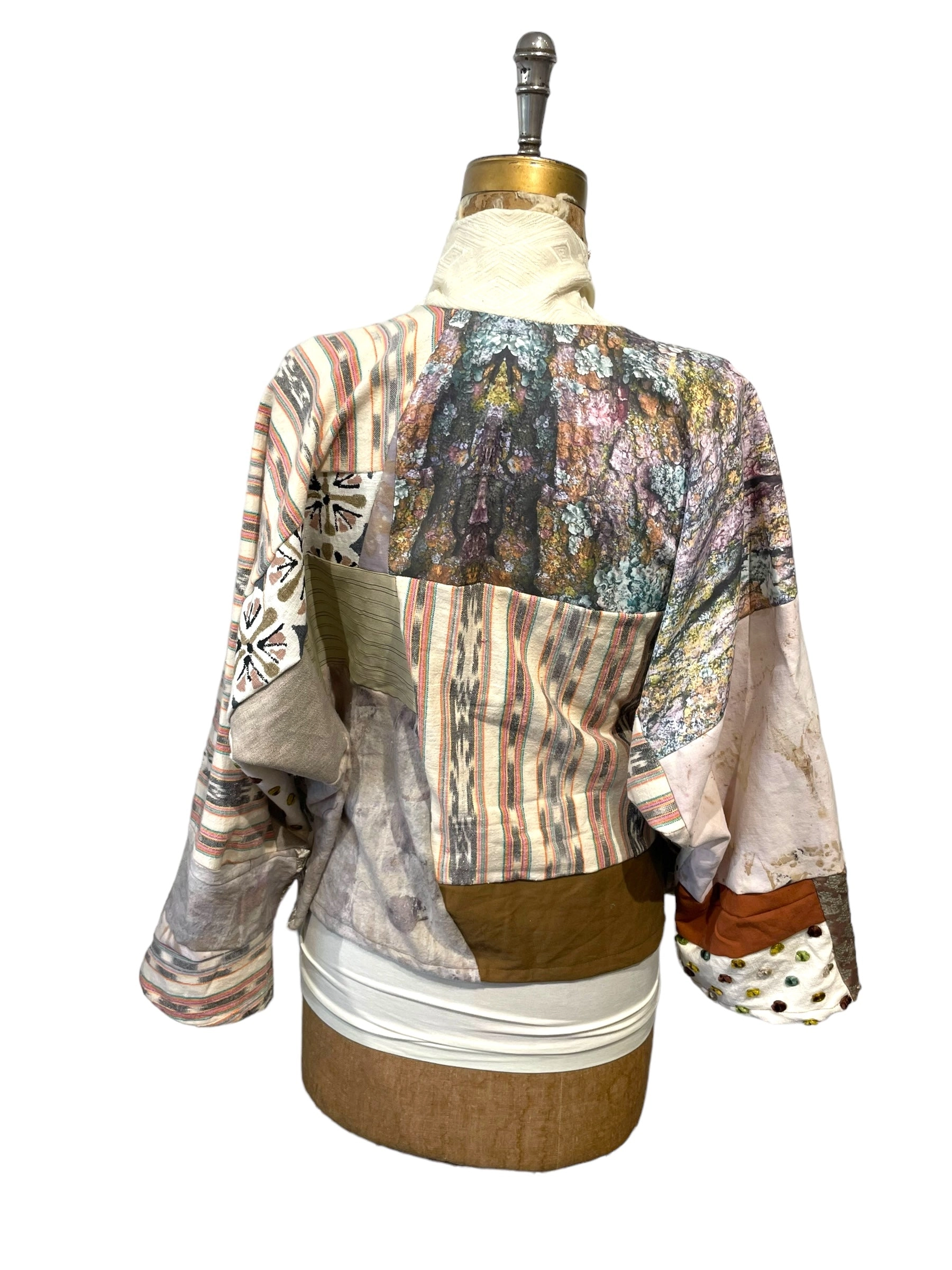 vintage , patchwork jacket