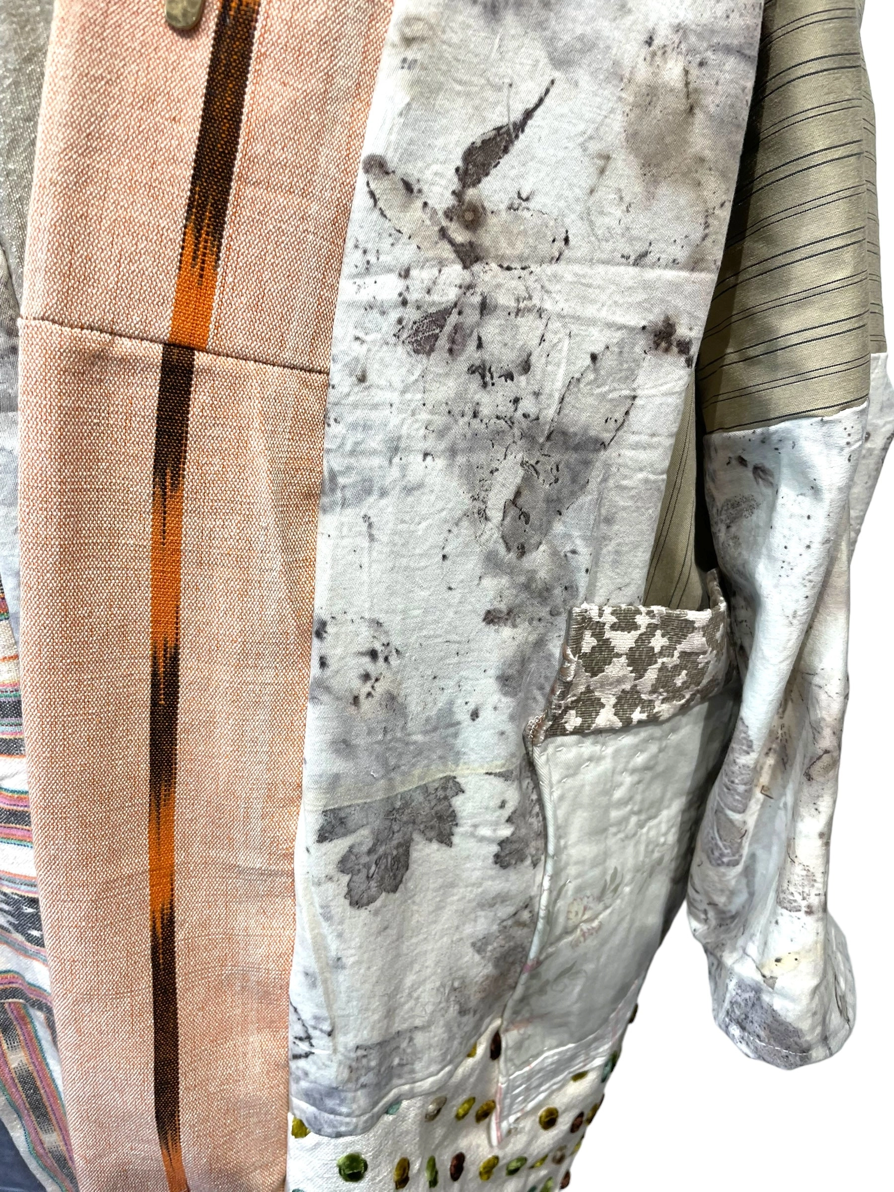 vintage , patchwork jacket