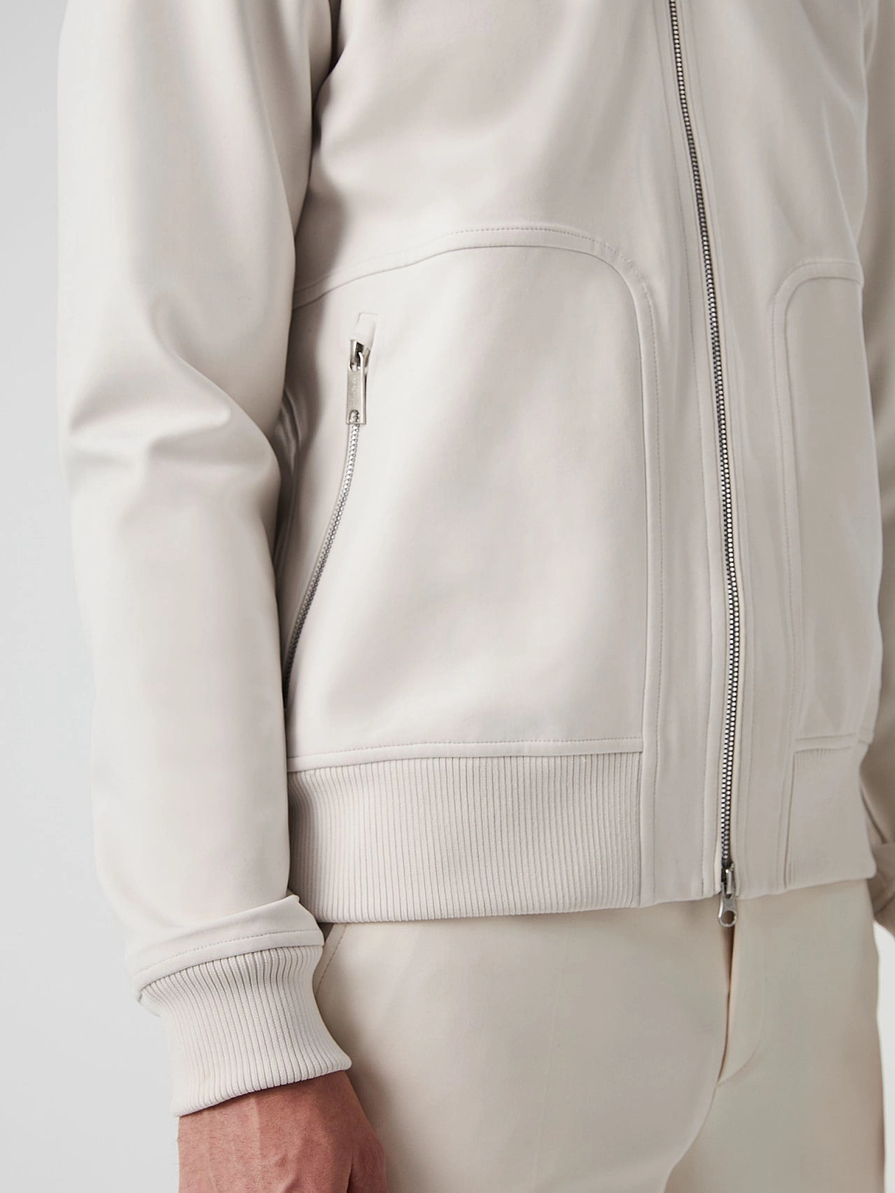 Waterproof Taurobran® Bomber Jacket Srota V2.y7.01 Off White