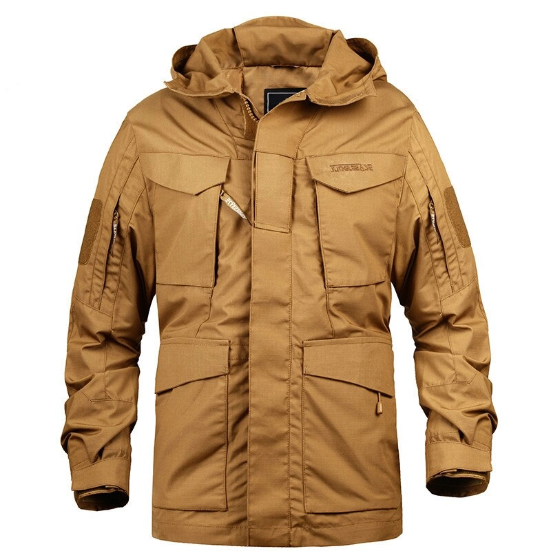West Louis™ Army Tactical Windbreaker Hooded Outdoor Parka