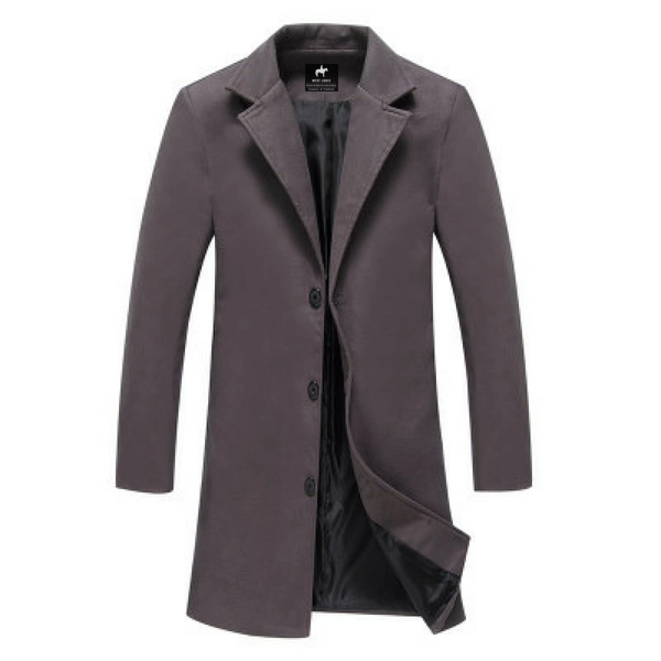 West Louis™ Business-Man Windproof Long Coat