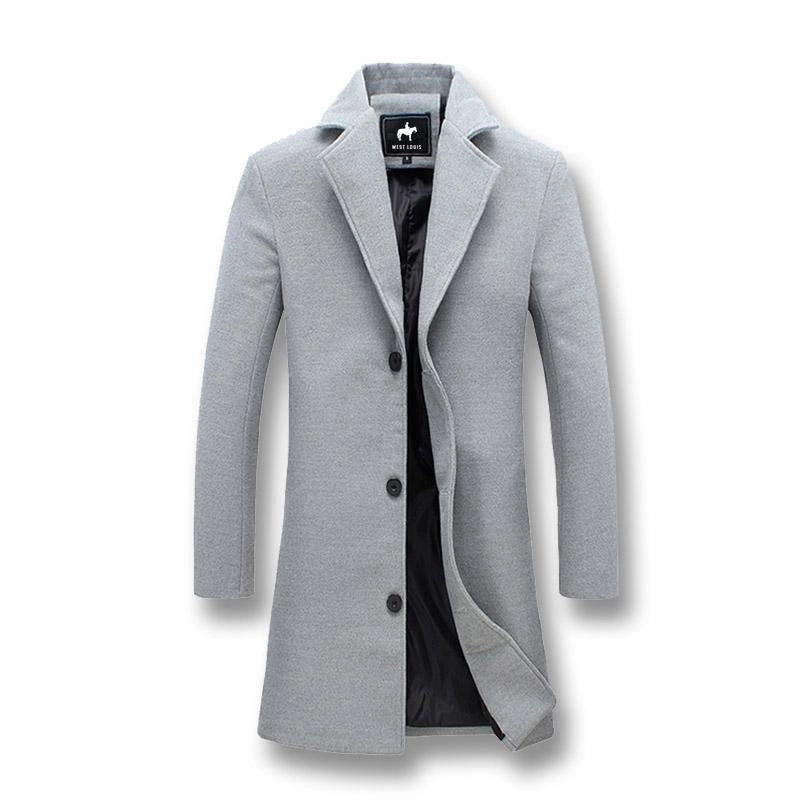 West Louis™ Business-Man Windproof Long Coat