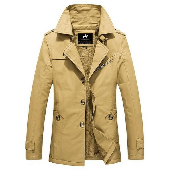 West Louis™ High Quality Thicken Cotton Parkas Coat