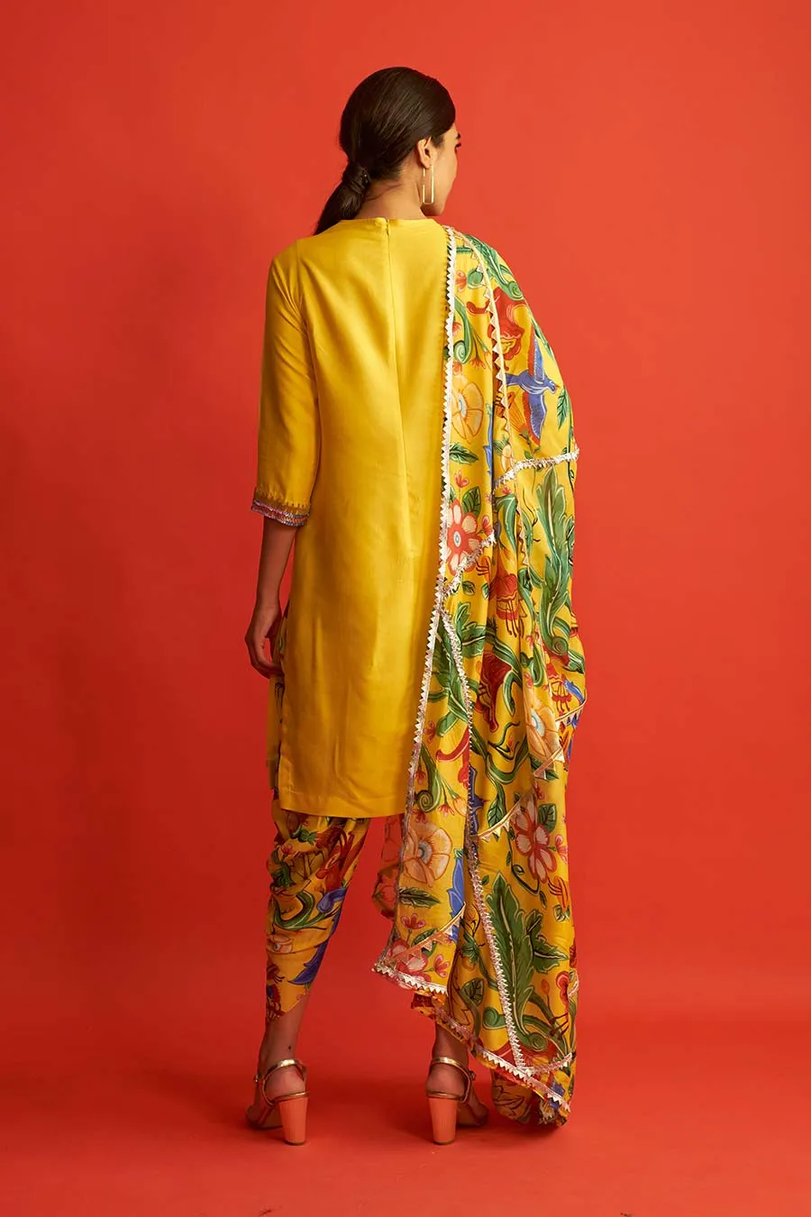Yellow Patiala Kurta Set