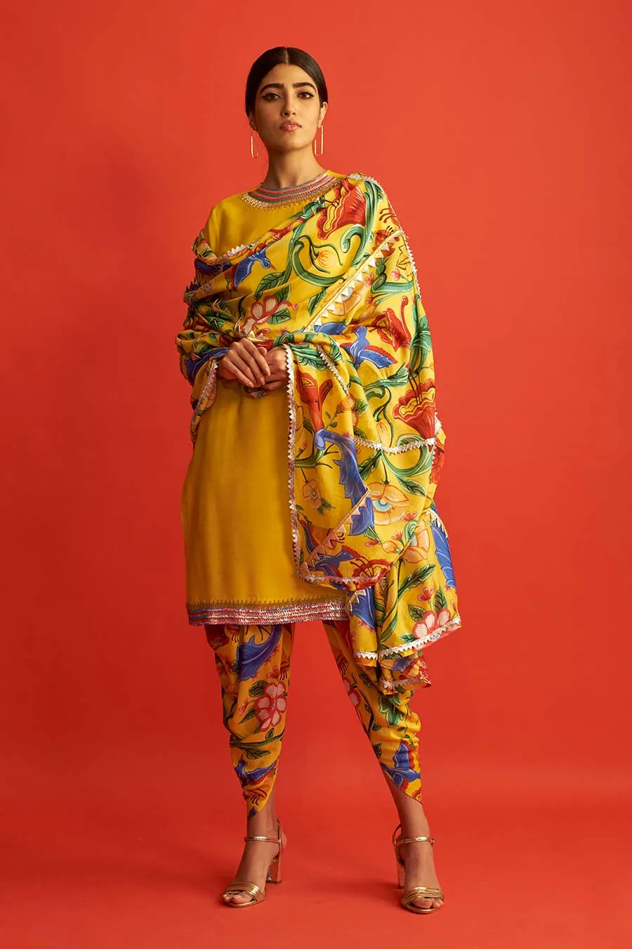 Yellow Patiala Kurta Set
