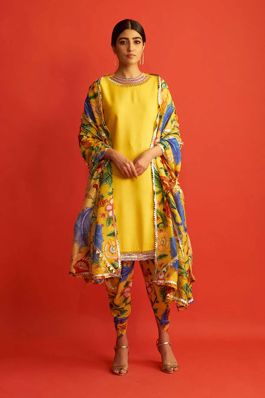 Yellow Patiala Kurta Set